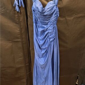 Elegant Blue Evening Gown
